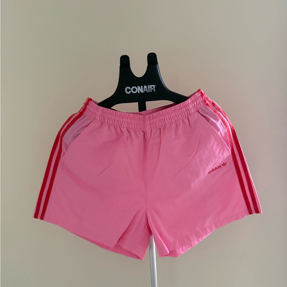 New Adidas Pink Retro Track Shorts